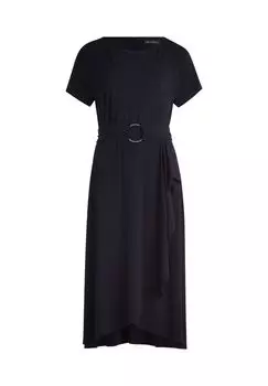 Платье миди с воланом BETTY BARCLAY, темно-синий