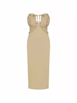 Платье миди с вырезом Jacquemus