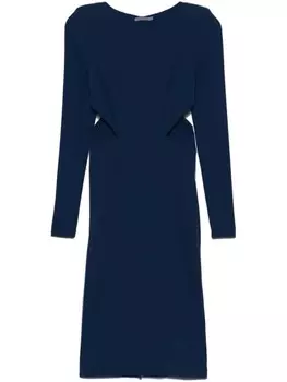 Платье миди с вырезом Patrizia Pepe, черный