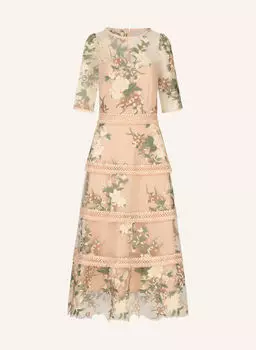 Платье миди с вышивкой Apart, мультиколор