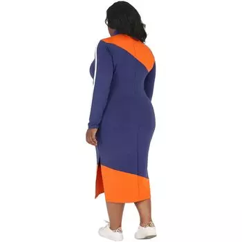 Платье миди с высоким воротником и завязками Wanda Athleisure больших размеров Poetic Justice