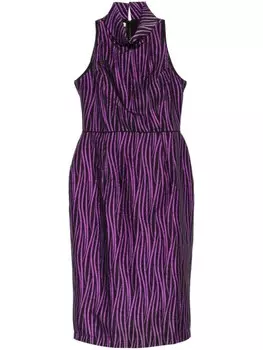 Платье миди с высоким воротом Baruni, черный