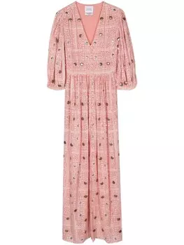 Платье миди с заклепками Hayley Menzies, розовый