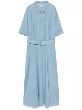 Платье миди с заниженной талией DKNY, синий