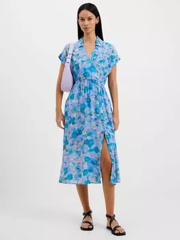 Платье миди с запахом и запахом спереди French Connection Gretha, Stillwater