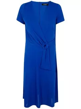 Платье миди с запахом Lauren Ralph Lauren, синий