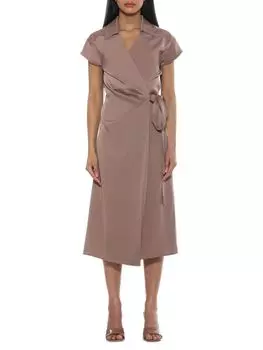 Платье миди с запахом Paris Alexia Admor, цвет Nude