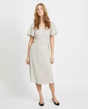 Платье миди с запахом Vila