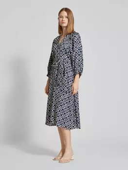 Платье миди с завязывающимся поясом Seidensticker