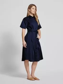 Платье миди с завязывающимся поясом Seidensticker