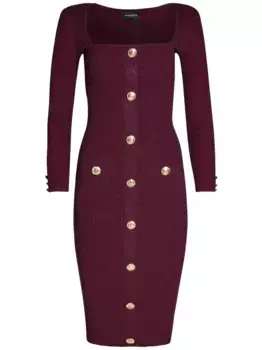 Платье миди Sadelle Retrofete, красный