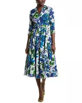 Платье-миди Samantha Sung Aster, белый