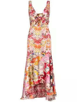 Платье миди Saskya Silvia Tcherassi, розовый