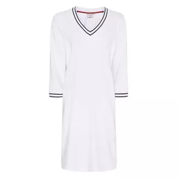 Платье миди Sea Ranch Lilja Long Sleeve, белый