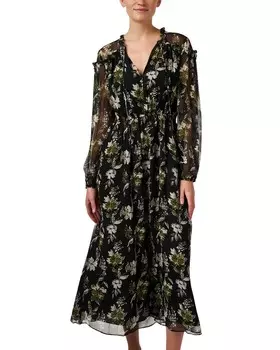 Платье миди Shoshanna Arya, черный