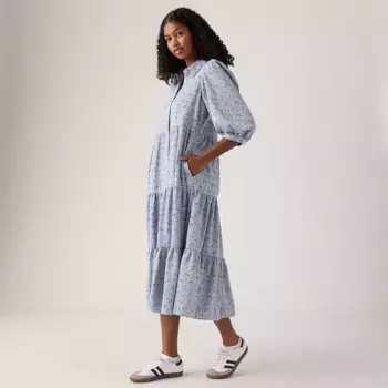 Платье миди Синтия Levi's, цвет Lou Bouquets Dusty B - Multi-Color