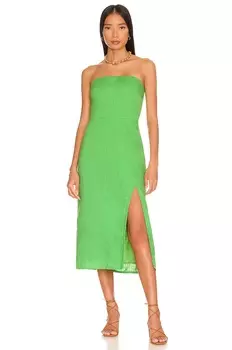 Платье миди SNDYS Serena, зеленый