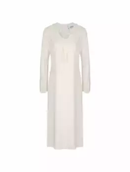 Платье миди со сборками Erika Cavallini, бежевый