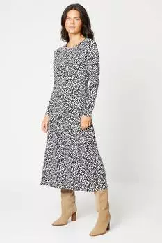 Платье миди со сборкой на шее Dorothy Perkins, мультиколор