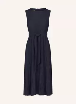 Платье миди со складками Apart, синий