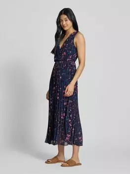 Платье миди со складками Apricot