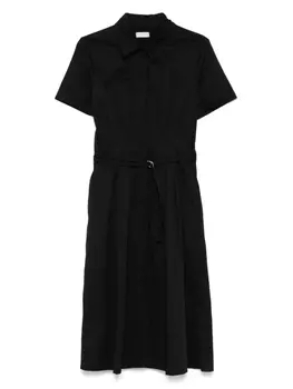 Платье миди со складками LIU JO, черный