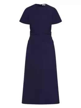 Платье миди со складками Rachel Gilbert, синий