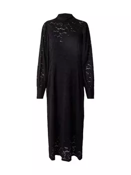 Платье миди Soft Rebels Dress SRCeleste, черный