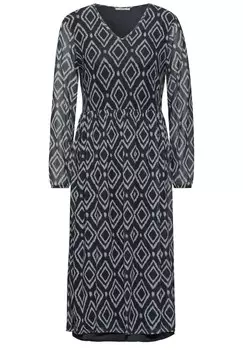 Платье миди STREET ONE Dress, цвет anthracite/light grey