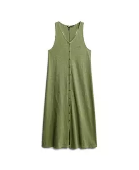 Платье миди Superdry Dress, оливковый