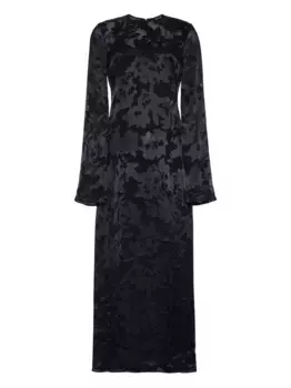 Платье миди Sylvia Adam Lippes, черный