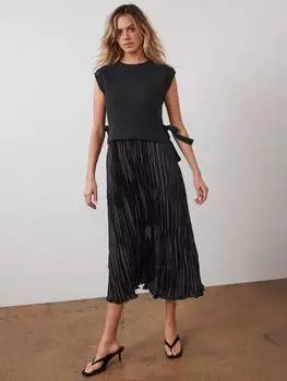 Платье миди-табард Mint Velvet, черный