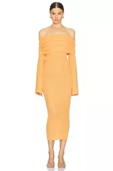 Платье миди таллула Ser.O.Ya, цвет papaya