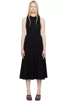 Платье миди 'The Favola' в стиле круиз Jacquemus, черный