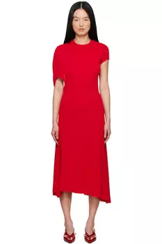 Платье миди 'The Salerno' в морском стиле Jacquemus, красный