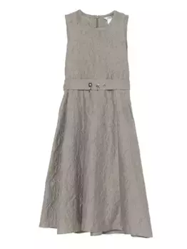 Платье миди Timeless с поясом MAX MARA, серый