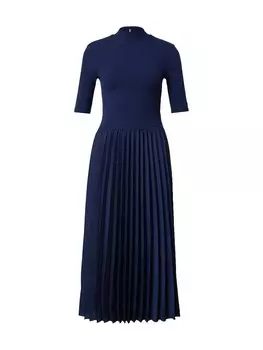 Платье миди TOMMY HILFIGER Dress, темно-синий
