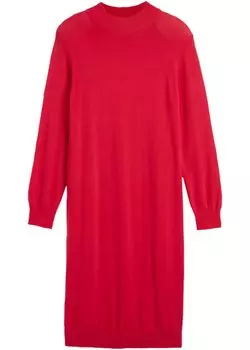 Платье миди тонкой вязки Bpc Bonprix Collection, пурпурный