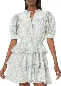 Платье миди Тоска en saison, цвет Peach Blue