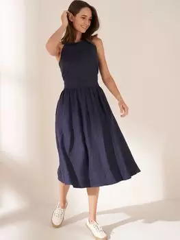 Платье-миди Truly Linen, Midnight