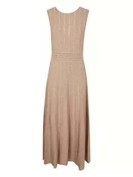 Платье миди, украшенное пайетками D.Exterior, нейтральный