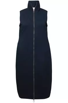 Платье миди Ulla Popken Dress, морской синий