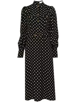 Платье миди Utility ZIMMERMANN, черный