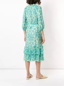 Платье миди Valerie Clube Bossa, зеленый