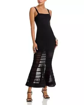 Платье миди Vallarie SIMKHAI, черный