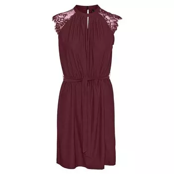 Платье миди Vero Moda Milla Petite Sleeveless, красный