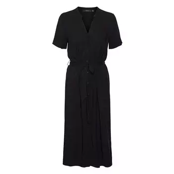 Платье миди Vero Moda Vica Short Sleeve, черный