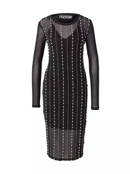 Платье миди Versace Jeans Couture Dress, черный