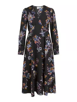 Платье миди VILA Dress, черный