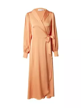 Платье миди VILA Dress VIEnna Ravenna, цвет apricot